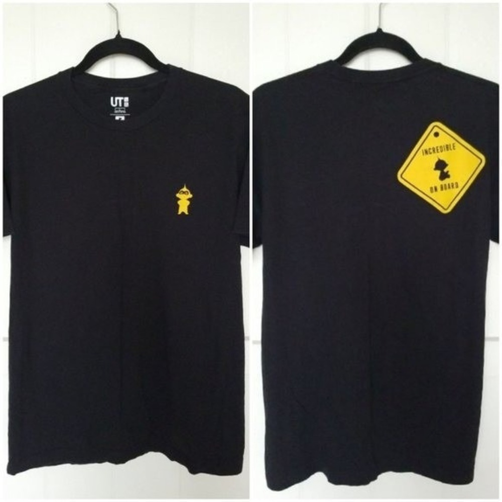 Uniqlo × Disney Pixar Incredible on Board‎ Mens S/S 2-Sided Graphic t-Shirt L